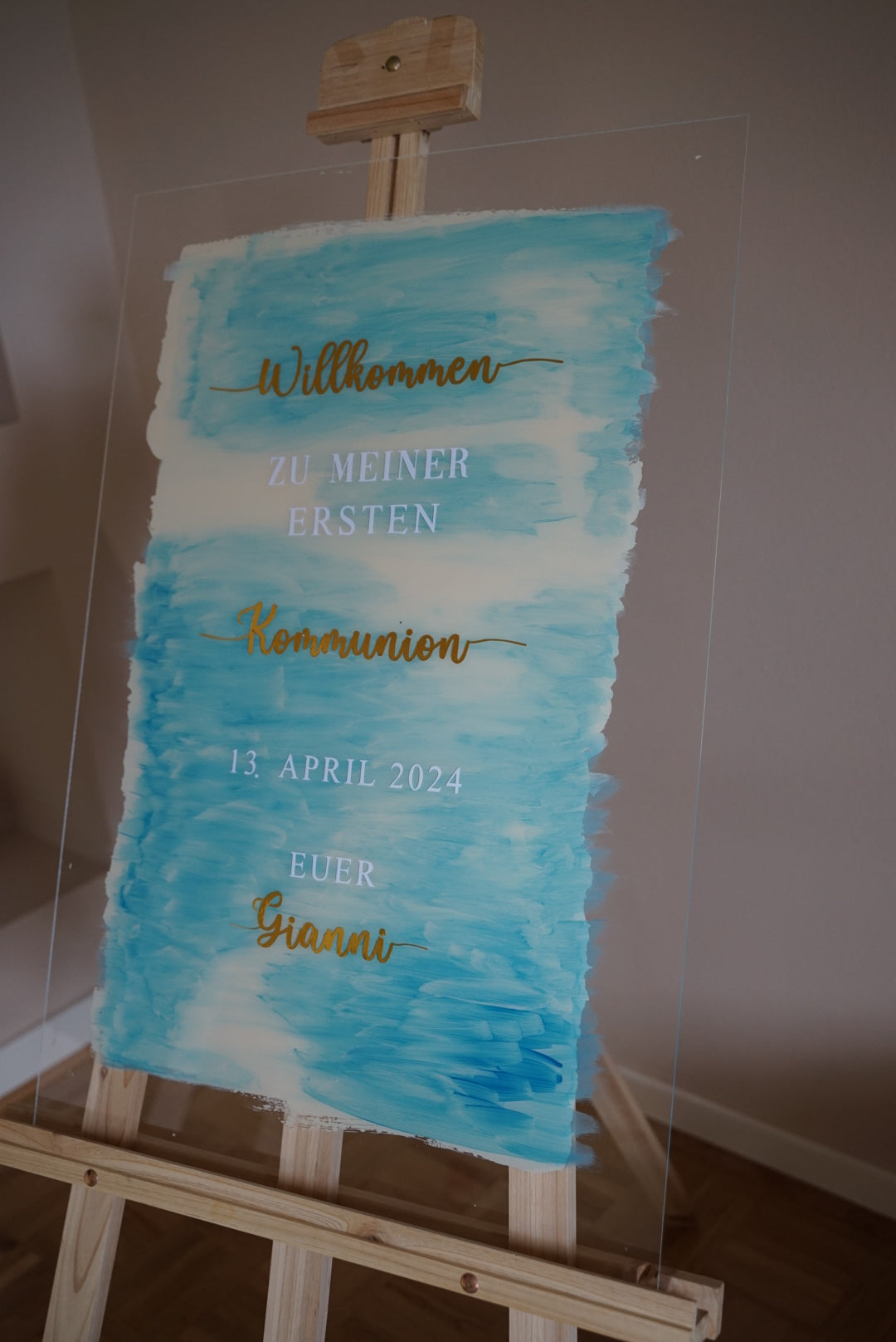 Willkommensschild