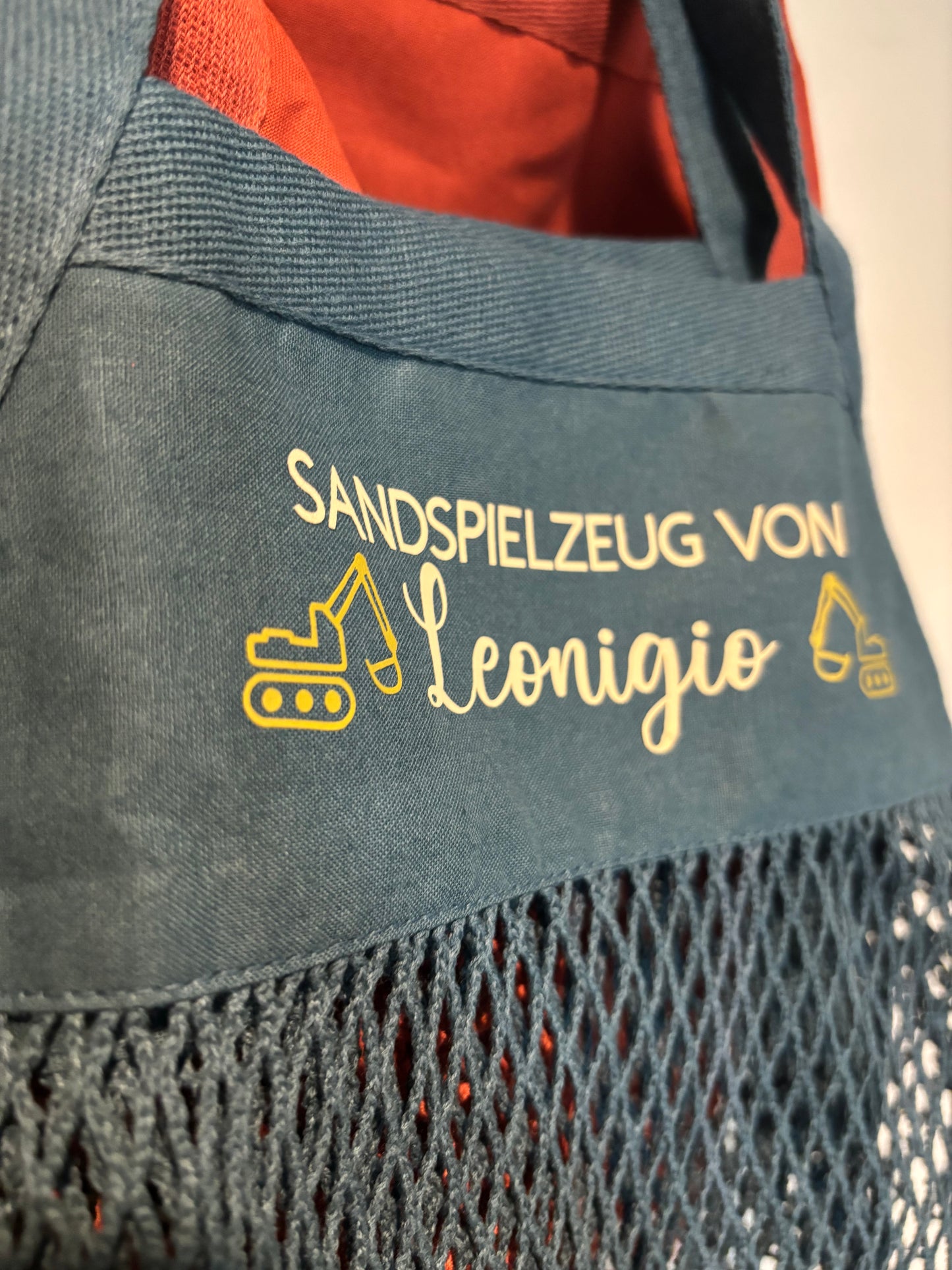 SANDSPIELZEUG - Personalisierte Netztasche
