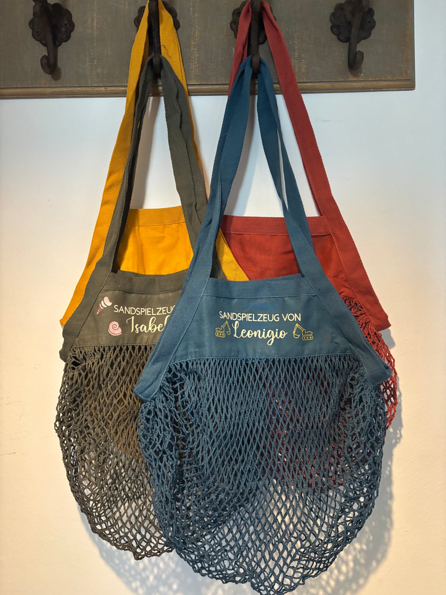 SANDSPIELZEUG - Personalisierte Netztasche