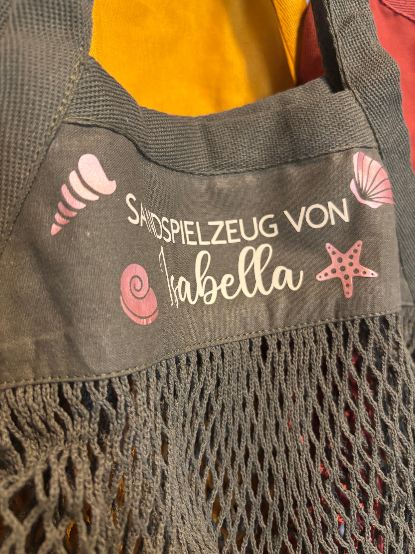 SANDSPIELZEUG - Personalisierte Netztasche