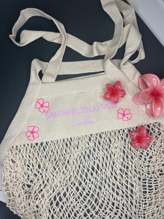 SANDSPIELZEUG - Personalisierte Netztasche